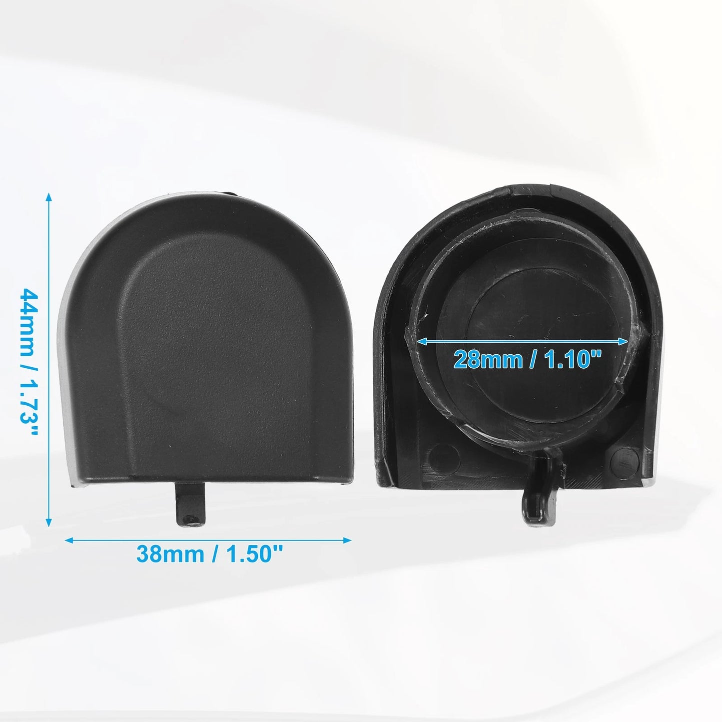 Wiper Arm Nut Cover Cap Black for Honda Civic (2006-2011)