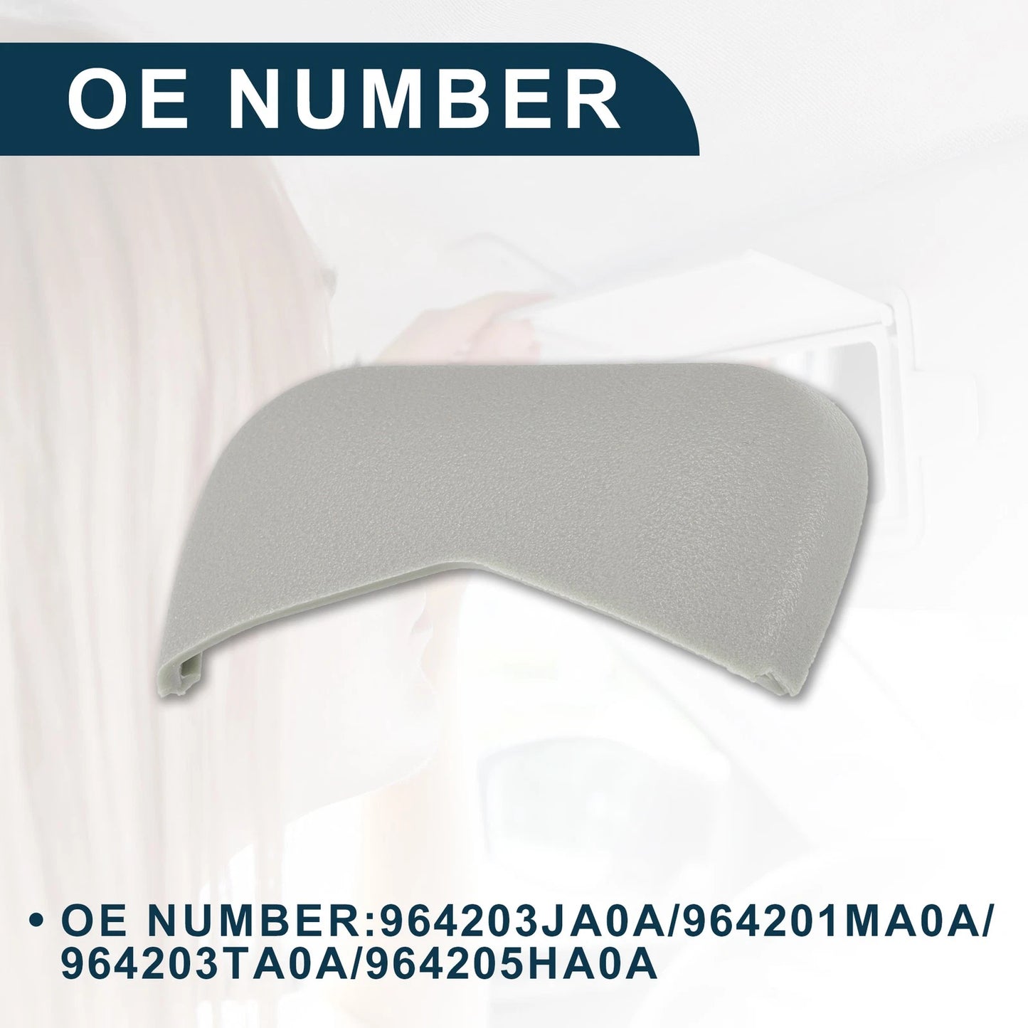 Makeup Mirror Cover Clip for Nissan (1 Pcs) (2013-2019)