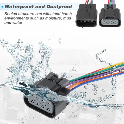 Male and Female Headlights Connector Harness Plug Wire for Chevrolet