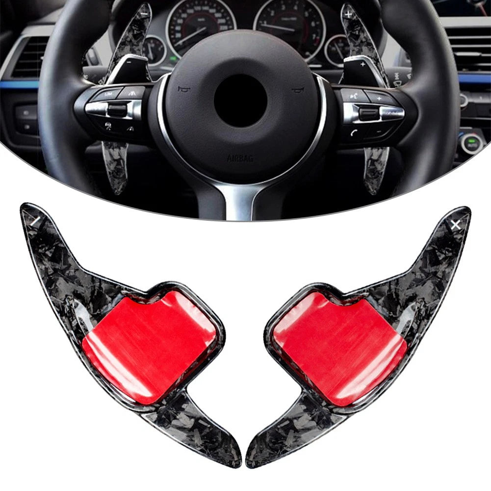 Carbon Fiber Paddle Shifter Extensions for BMW 2 3 4 5 6 7 Series (2012-2023)