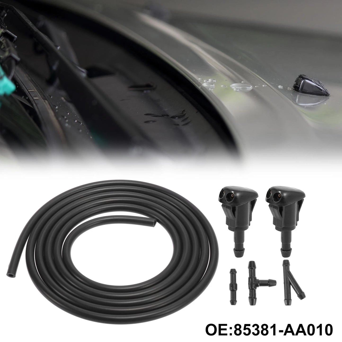 Windshield Washer Nozzles Kit for Toyota Corolla (1999-2008)