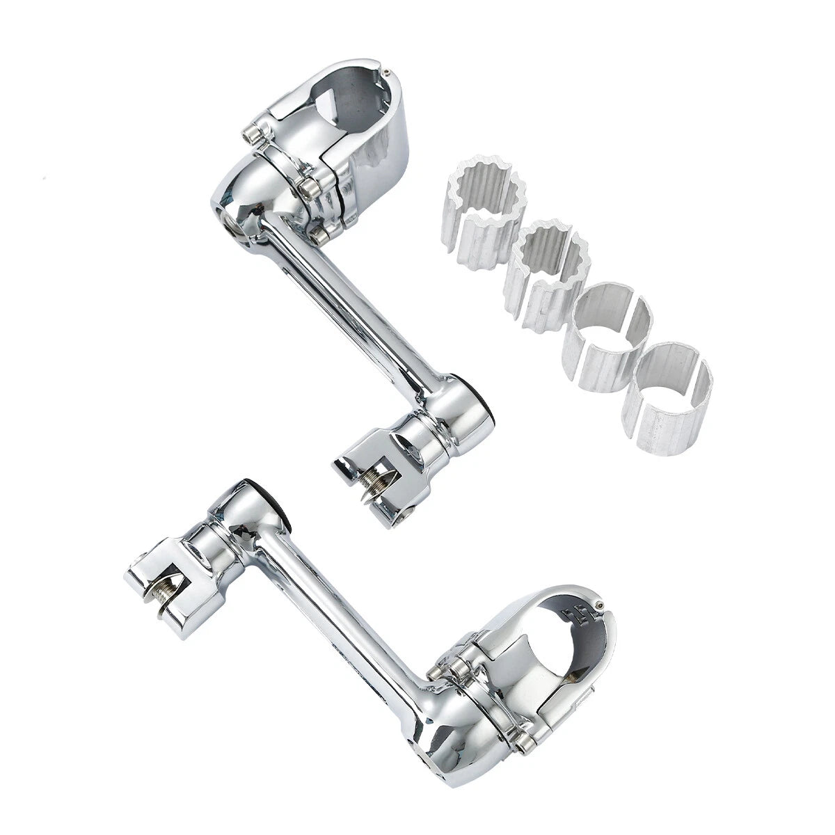 Chrome Footrest Footpeg Bracket Mount for Honda Goldwing 1800