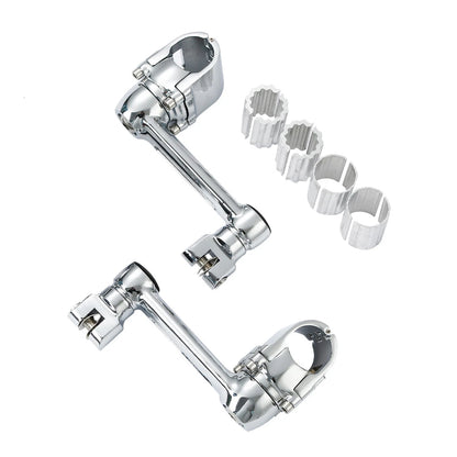Chrome Footrest Footpeg Bracket Mount for Honda Goldwing 1800