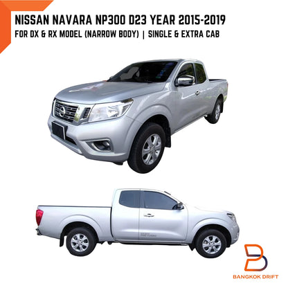 Black Fender Flare Arch for Nissan Navara D23 DX RX (2015-2019)