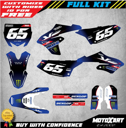 FURY STYLE Full Sticker Kit Decals for Yamaha YZ 65