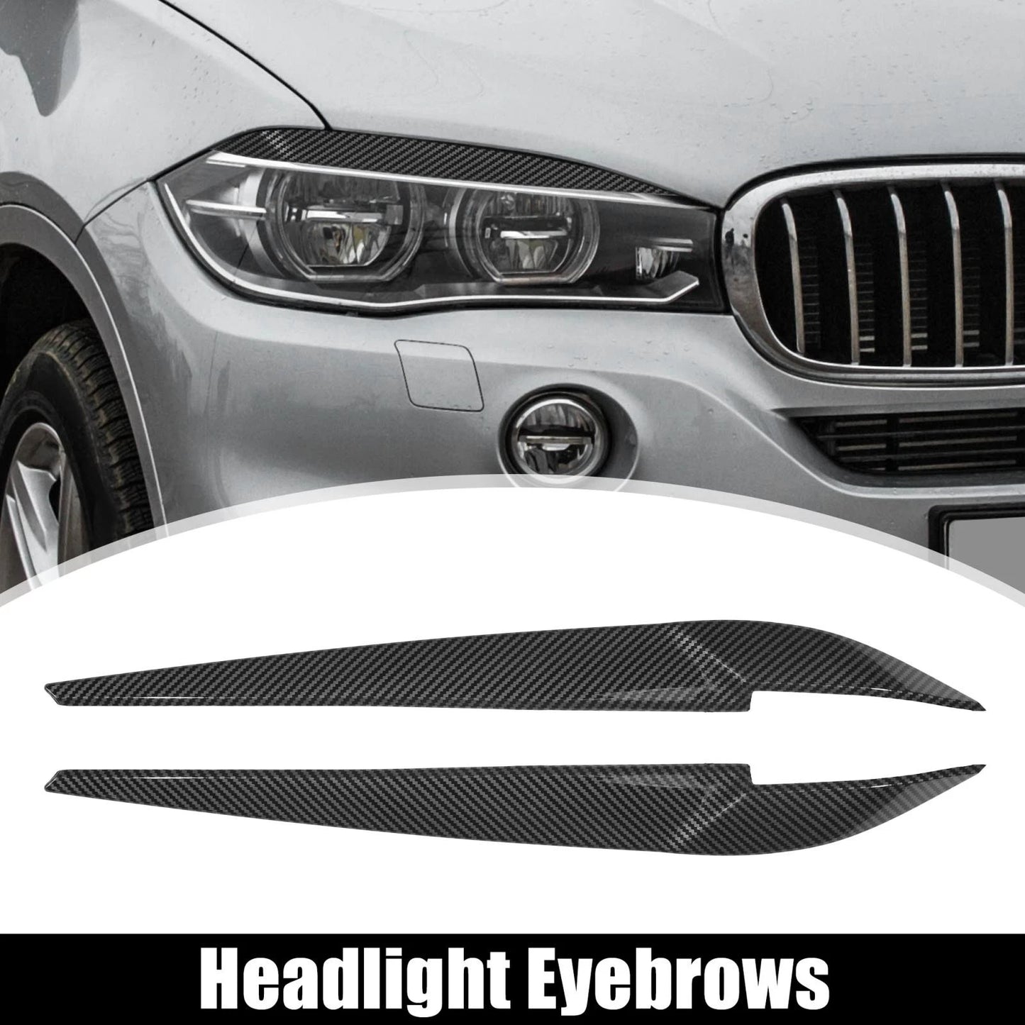 Headlight Eye Lid Cover Sticker 1x for BMW X5 X6 F15