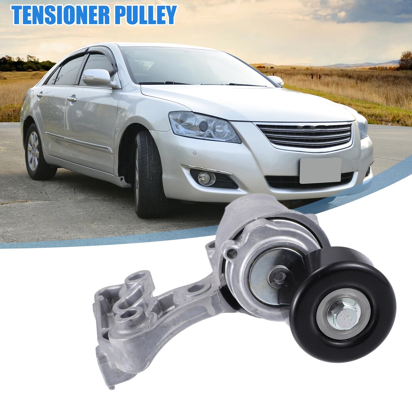 Engine Belt Tensioner Pulley for Toyota 4Runner (2003-2023)