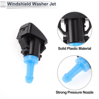 Windshield Washer Nozzle & 5 x Hose Connectors for Jeep (2011-2018)