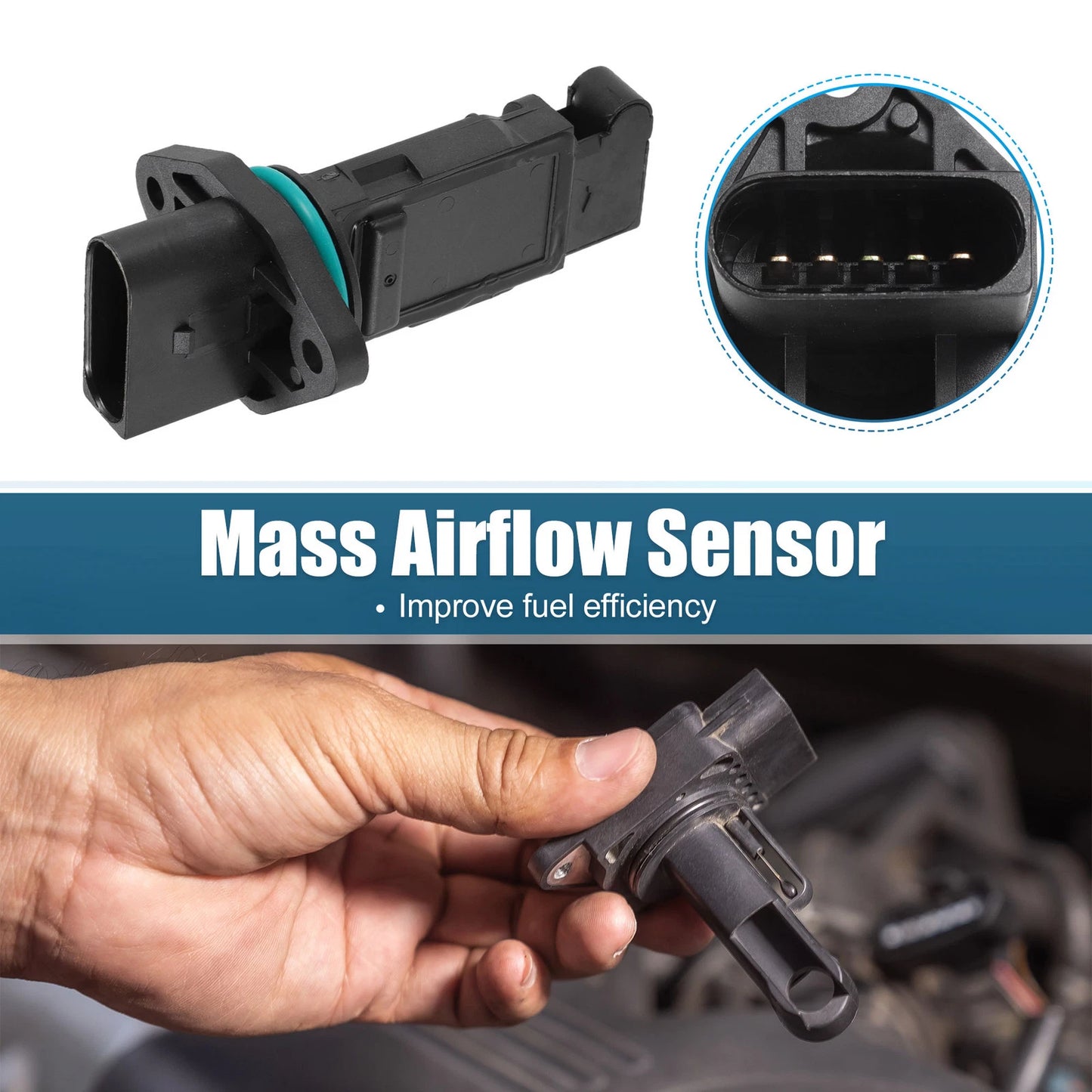 Mass Air Flow Sensor for AUDI A3, FORD GALAXY (2000-2006)