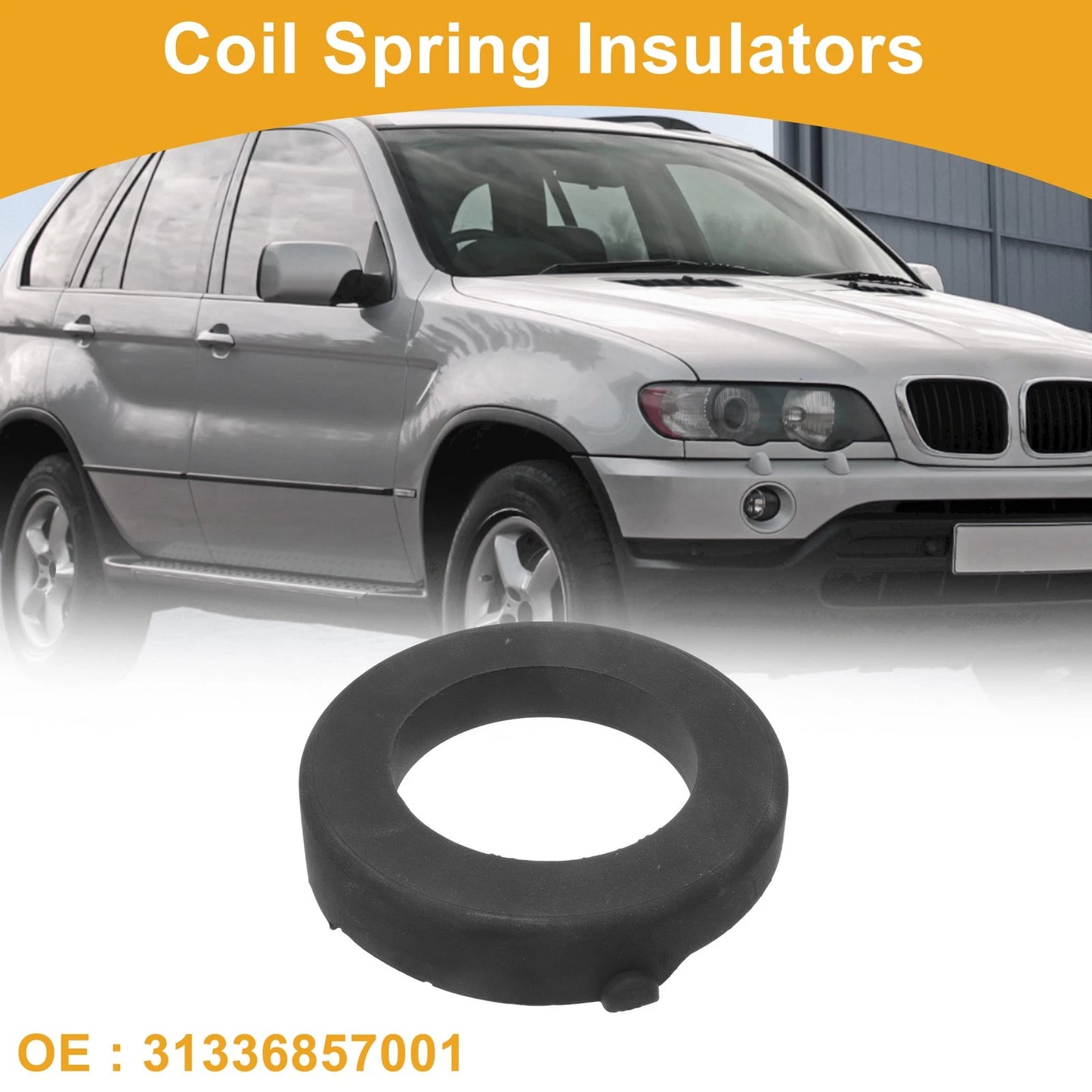 Coil Spring Insulators for BMW X5 2007-2018 Rubber 1 x Piece