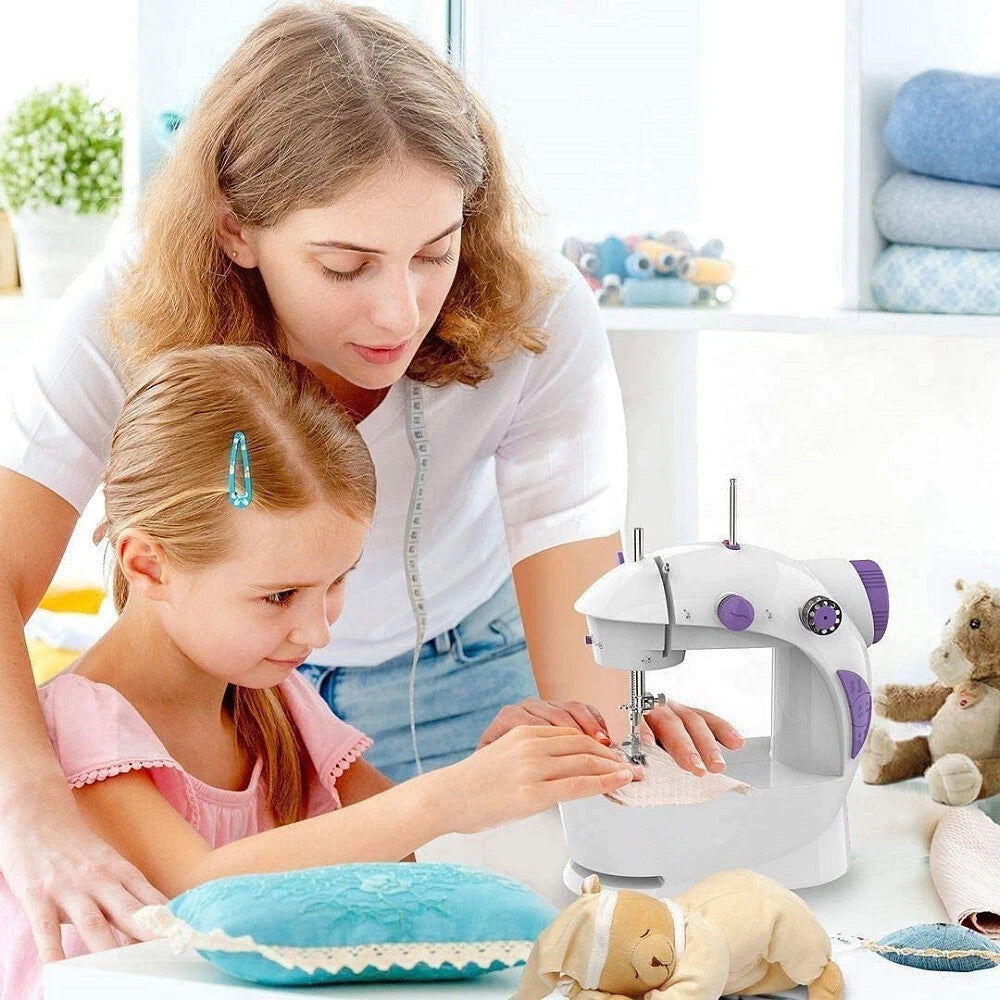 Mini Portable Sewing Machine for Kids - Easy Use