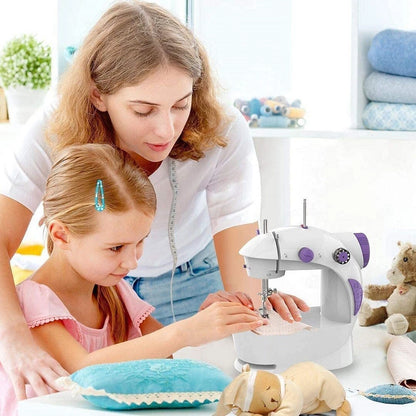 Mini Portable Sewing Machine for Kids - Easy Use
