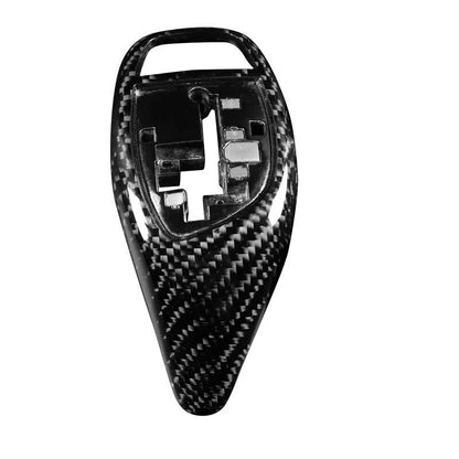 Carbon Fiber Auto Gear Shift Knob Panel For BMW 1 2 3 4 5 7 Series X1 X3 X4 X5