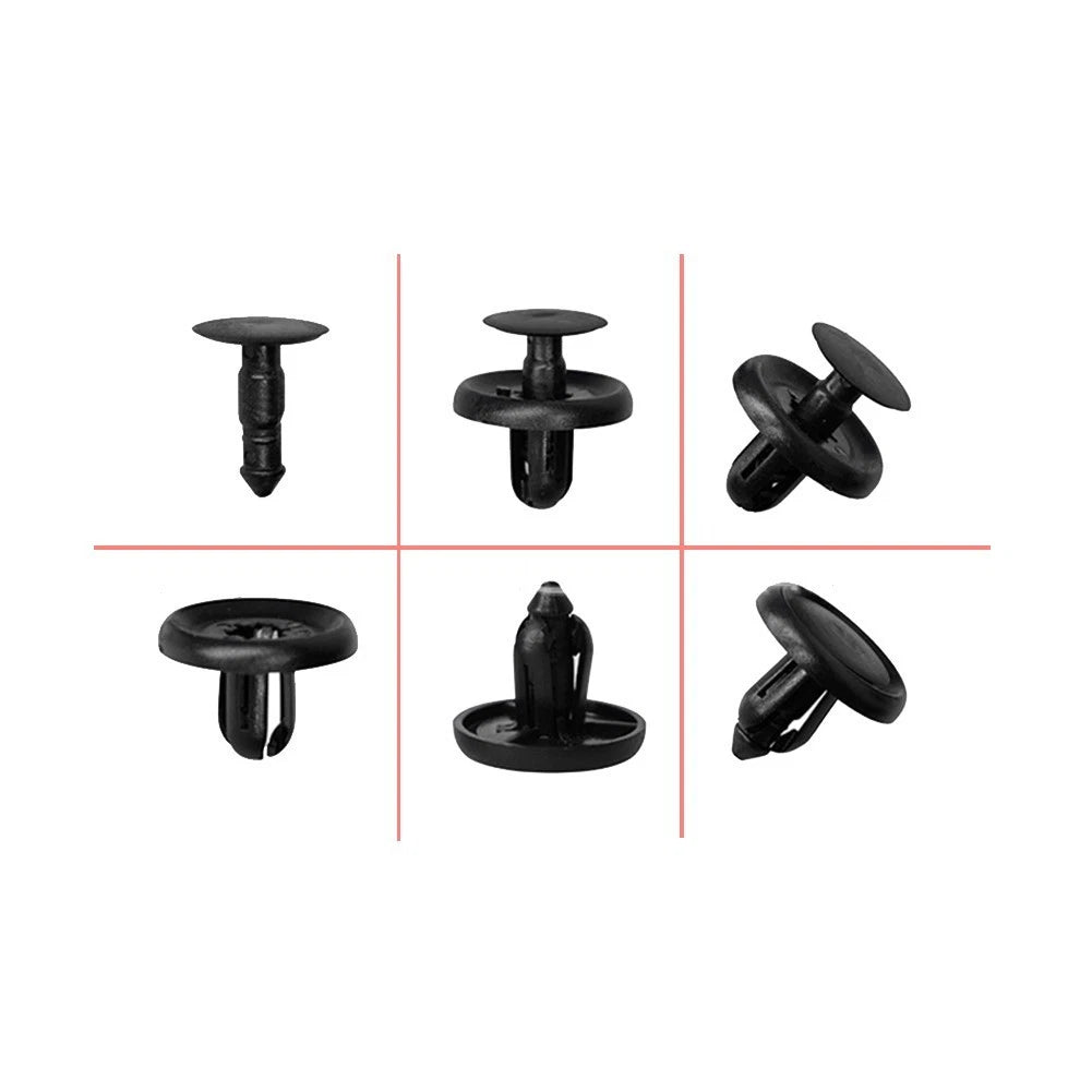 100x Bumper Clips Fender Push Rivets Retainer Fasteners for Toyota