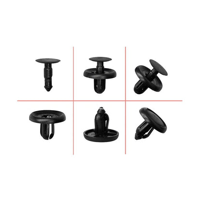 100x Bumper Clips Fender Push Rivets Retainer Fasteners for Toyota
