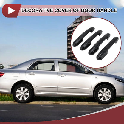 4 Pcs Carbon Fiber Door Handle Covers for Toyota Rav4 (2019-2024)