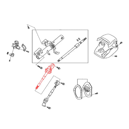 U-joint Steering Column Shaft for Toyota 2005-2012