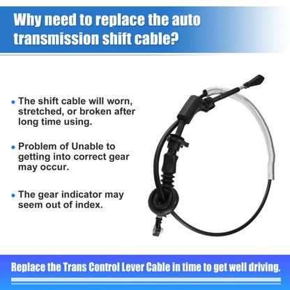 Auto Transmission Gear Shift Cable for Jeep Wrangler TJ (2003-2006)