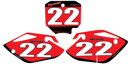 Custom Number Plates for Honda CRF 150R (2007-2025)
