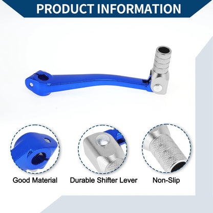 Shifter Lever for Bosuer 125 Blue Silver Tone Head