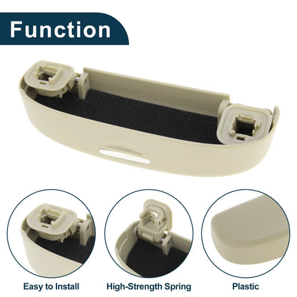 Sunglasses Case for Toyota RAV4 (2019-2023) Eyeglasses Holder Storage Box Beige