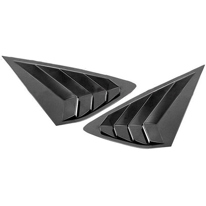 2 x Matte Black Rear Side Window Louvers for Honda Accord (2023-2024)