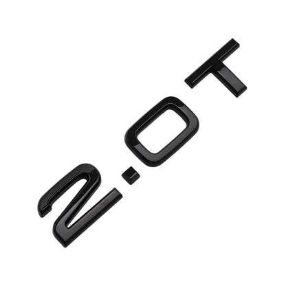 Rear Trunk Badge 2.0T Black Emblem for Honda Accord (2018-2022)