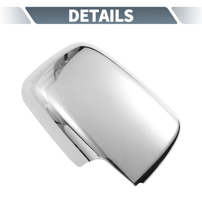 Chrome Plated Rearview Mirror Cover for Nissan X-Trail Rogue (2008-2013)
