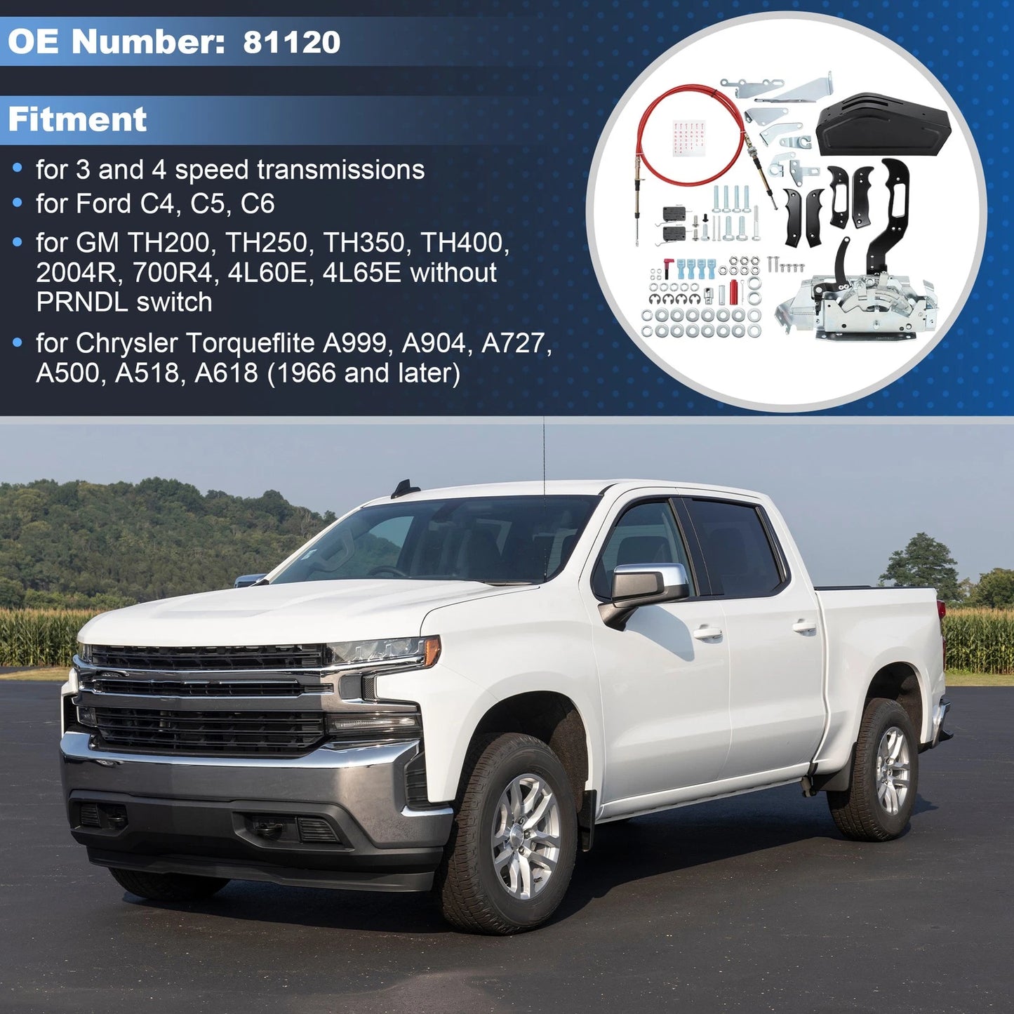 Automatic Ratchet Shifter for Ford C4 C5 C6