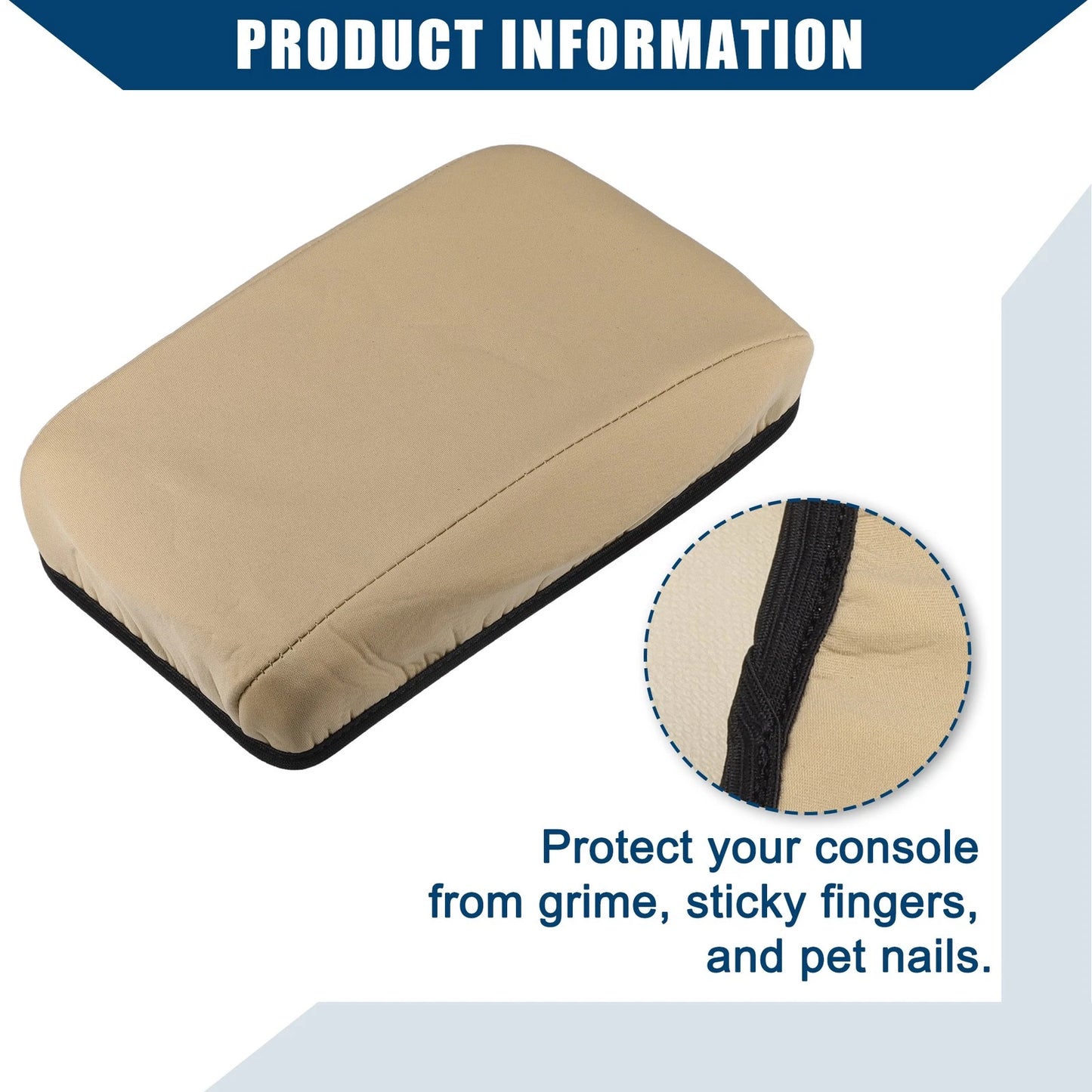 Neoprene Center Console Armrest Cover for Ford Focus (2015-2018)