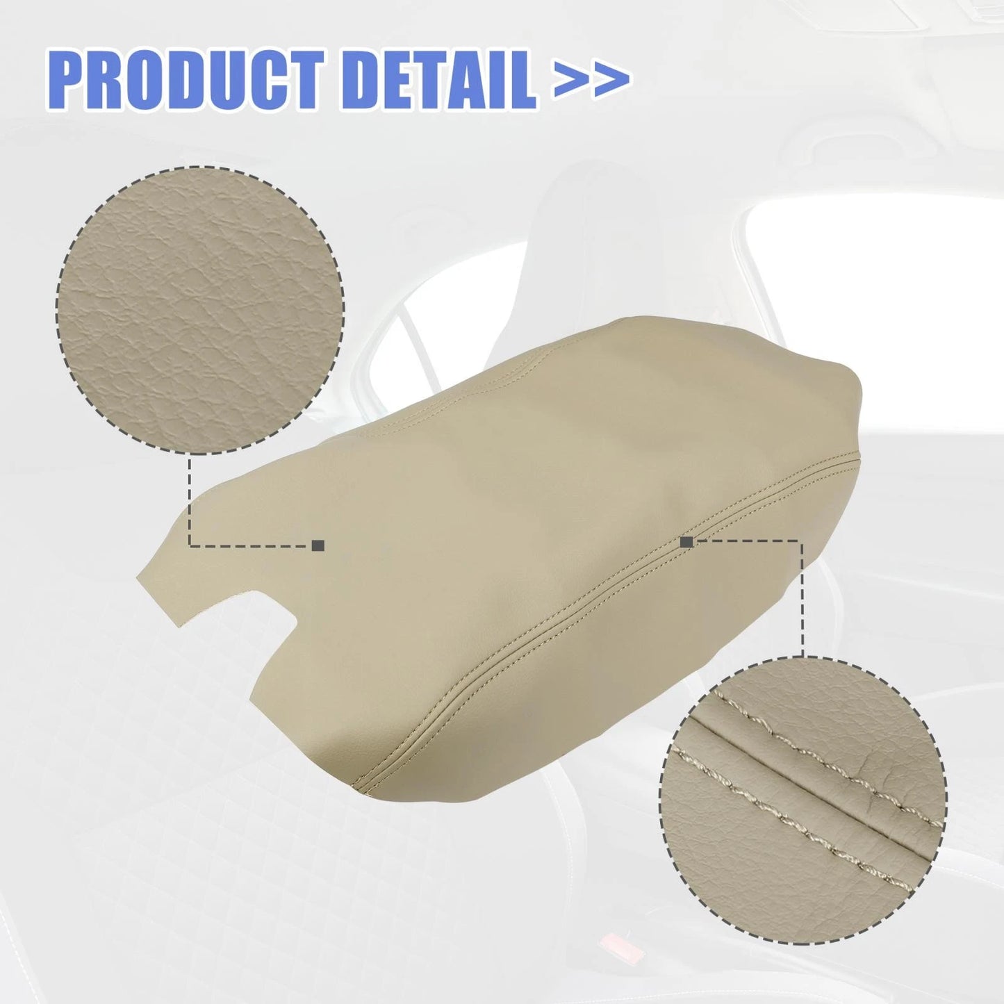 Center Console Lid Armrest Cover for Ford F150 (2009-2014) Beige