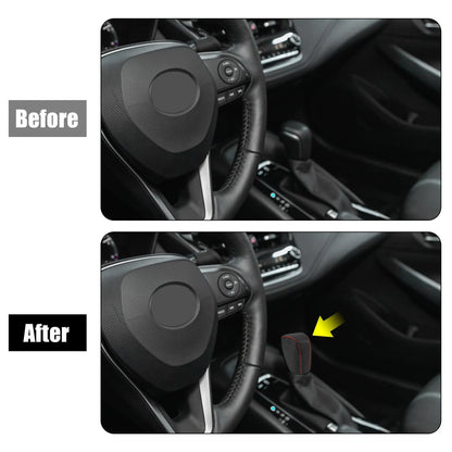 Gear Shift Knob Cover Hand Brake Cover Kit for Toyota Corolla (2014–2018)