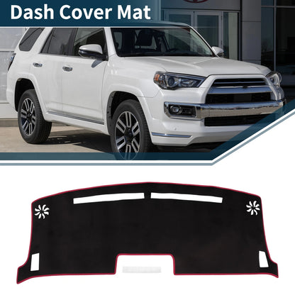 Dashboard Cover Mat for Nissan Moco MG33S Sun Protector Black Red (2011-2016)