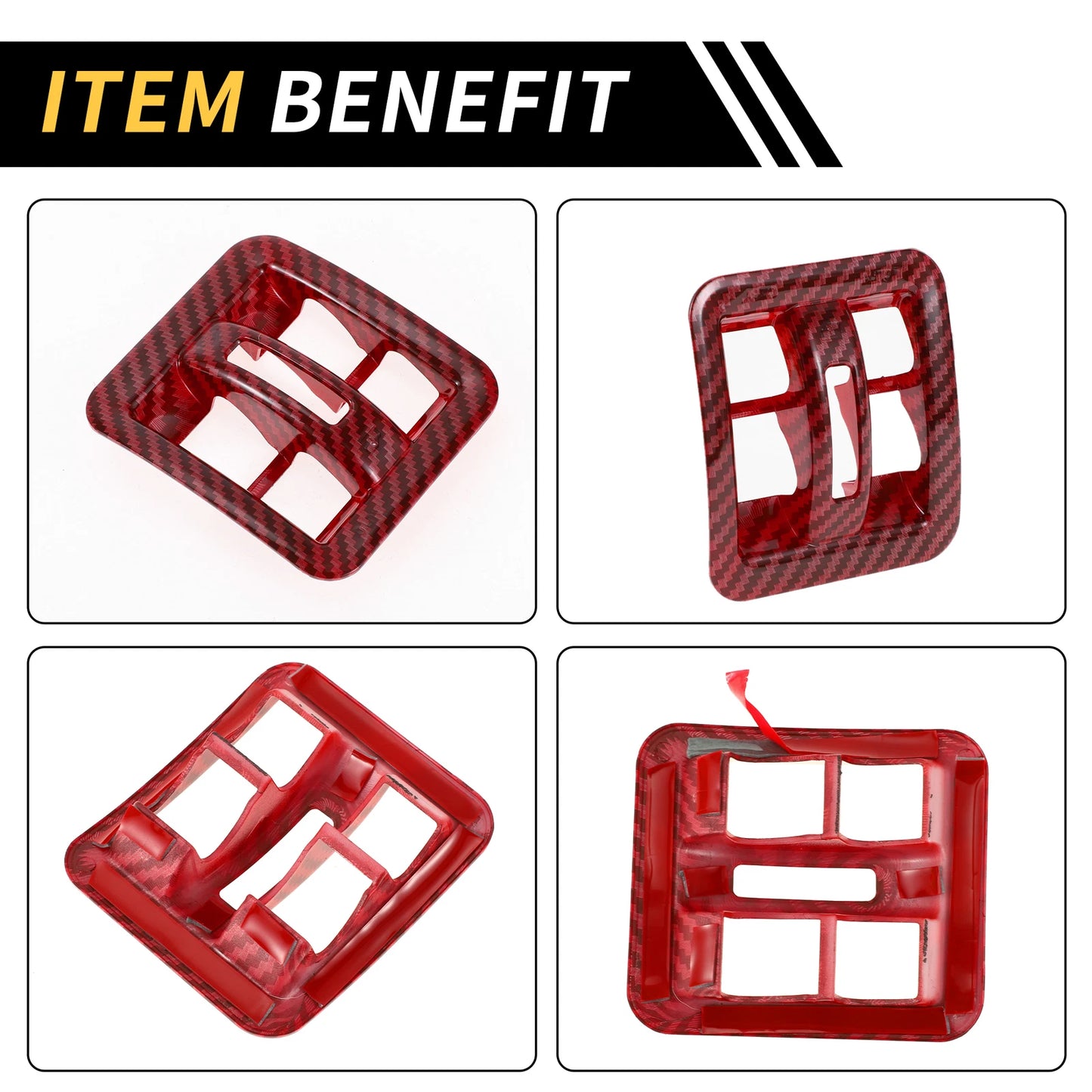 Dashboard Window Switch Cover Trim for Jeep Wrangler JK (2007-2018)