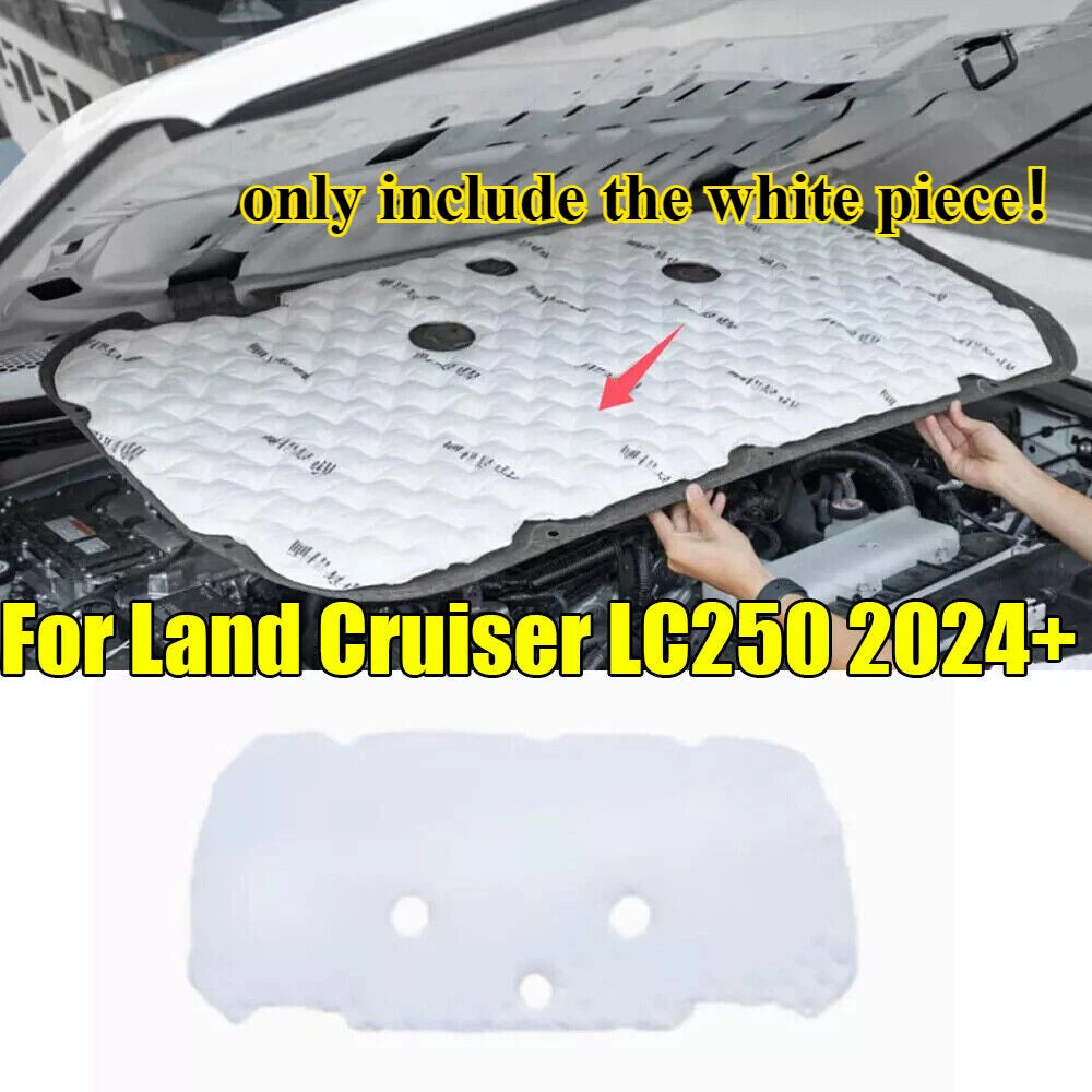 Front Engine Hood Acoustic Insulation Pad Mat for Land Cruiser LC250