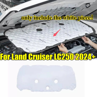 Front Engine Hood Acoustic Insulation Pad Mat for Land Cruiser LC250