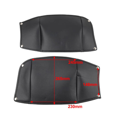 Black Rear Mudguard Bra for Harley Street Glide Tri Glide Ultra Classic (2006-2023)