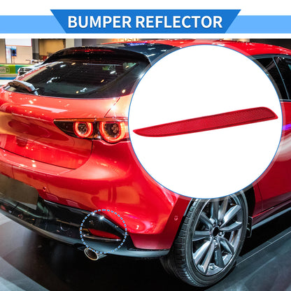 Rear Bumper Reflector for MAZDA 3 BL (2010-2013) Red