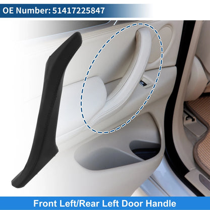 Inner Door Panel Handle for BMW F10 F11 F18 2010-2017 (2 x Black)