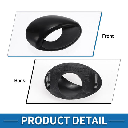 Bumper Headlight Washer Nozzle Cap for BMW M3 (2008-2013) Unpainted Black