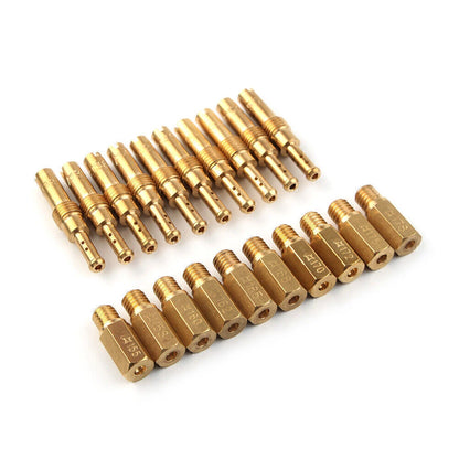 20 x Main Jets & Slow Pilot Jets Kit for Motorcycle Carburetor