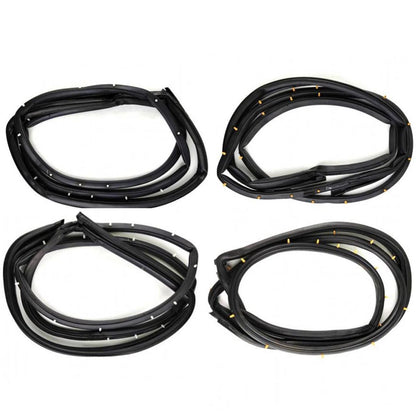 Door Rubber Weatherstrip Set 4 LH+RH Fits Honda Accord CB 4D Sedan 1990-93 D06