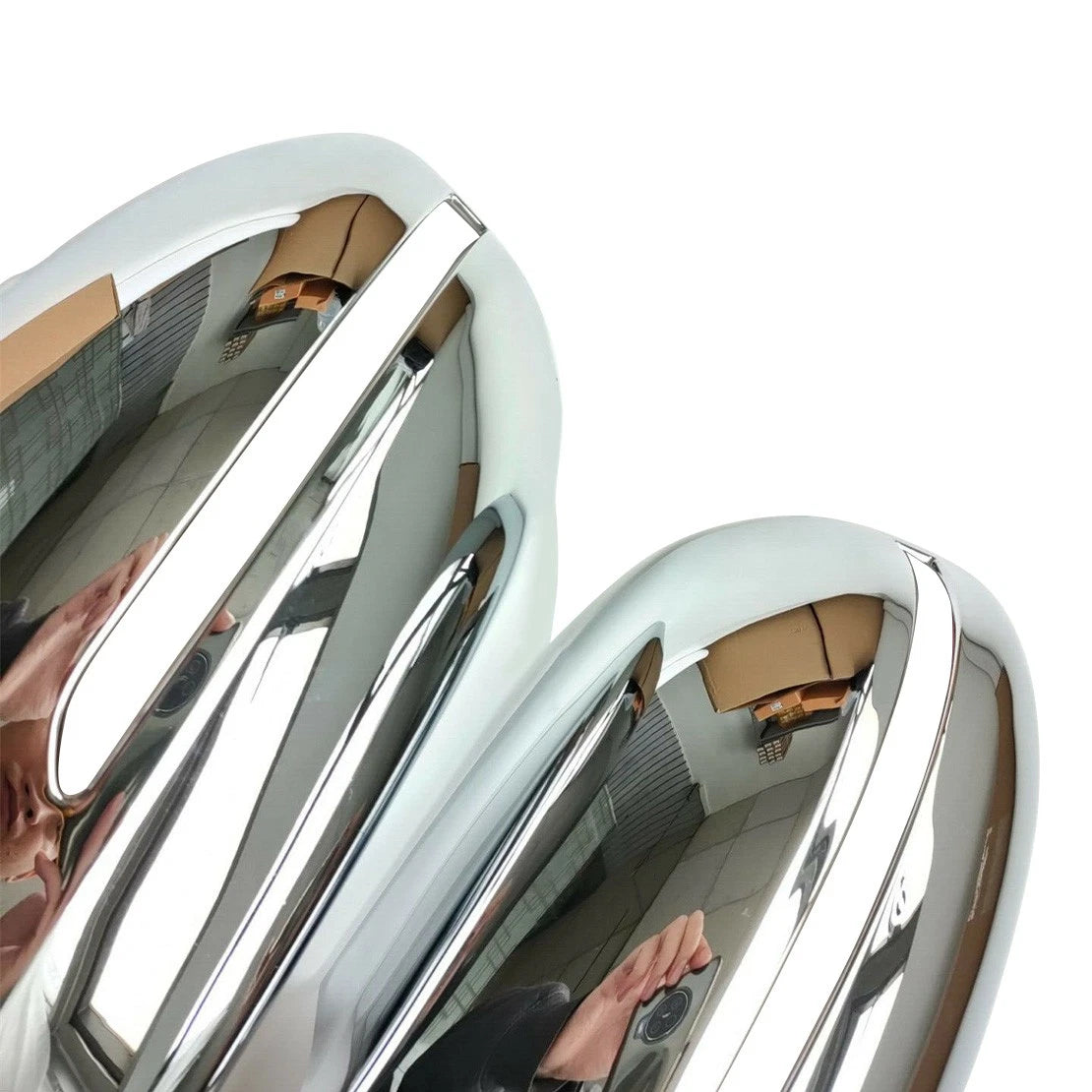 Chrome Side Wing Rearview Mirror Covers for Kia K5 Optima (2021-2023)