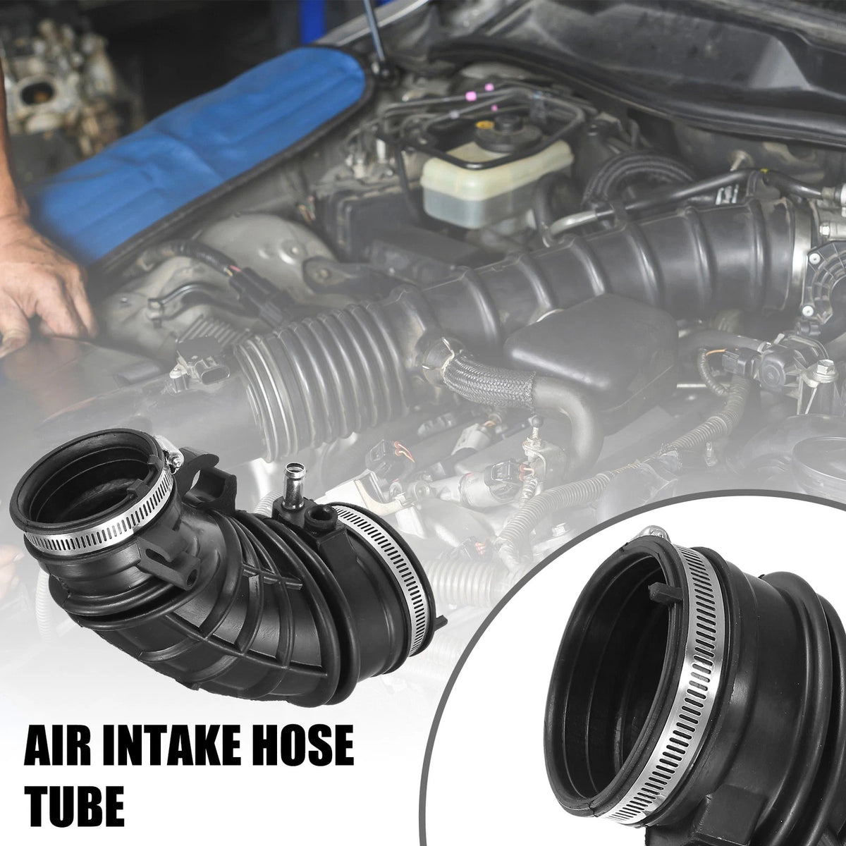 Air Cleaner Intake Hose with Clamps for Acura RSX (2002-2006)