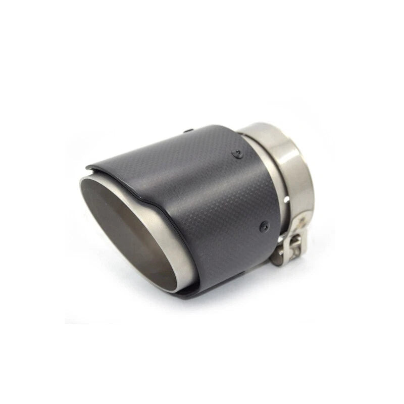 Car Carbon Fiber Exhaust Tip Muffler Pipe Fit For Jaguar F-Pace 2015-2018