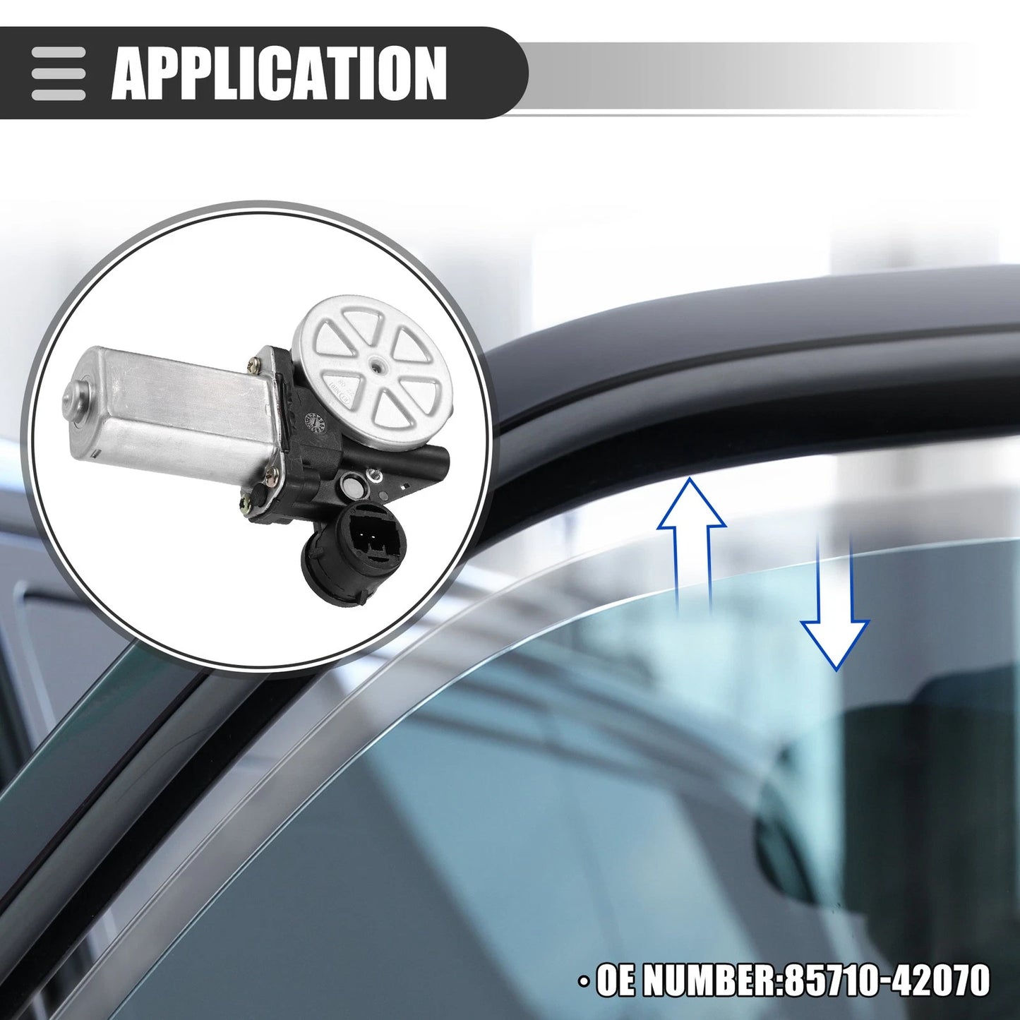Front Right Window Lift Motor for Toyota RAV4 (2001–2003)