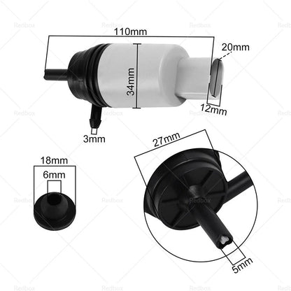 Windscreen Wiper Washer Pump for BMW E90 E91 E92 E87 E88 (2006-2013)