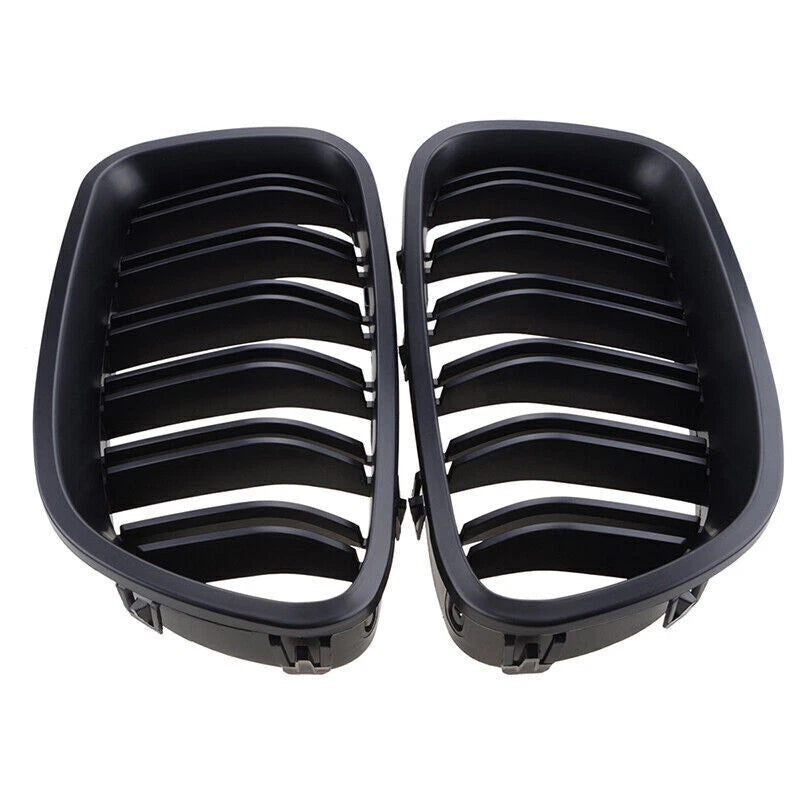 Matte Black Front Kidney Grille for 2010-2016 BMW 5 Series F10 F11 F18 M Sport