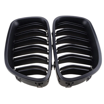 Matte Black Front Kidney Grille for 2010-2016 BMW 5 Series F10 F11 F18 M Sport