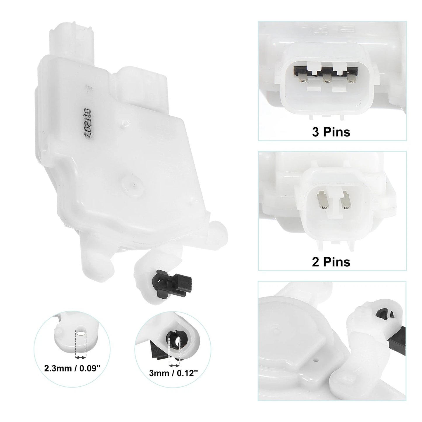 Right Door Latch Lock Actuator for Honda Odyssey (2018-2023) - 1 x White